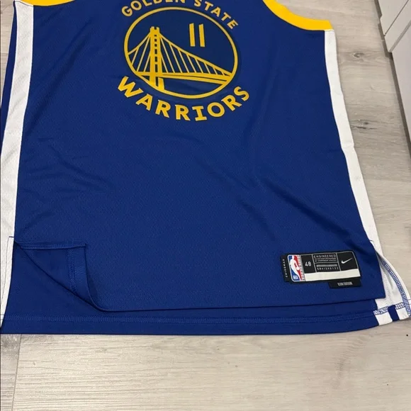 Nike NWT Golden State Warriors Blue and Yellow Dri-FIT Jersey size L,MSRP$149.99 - Picture 10 of 11
